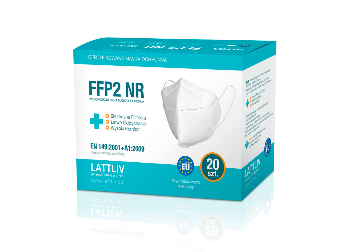 Lattliv FFP2 packaging